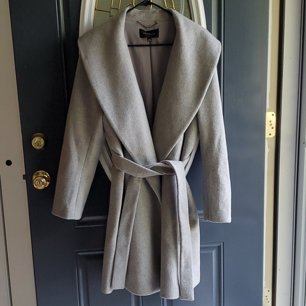 Ann Taylor Grey Winter Coat